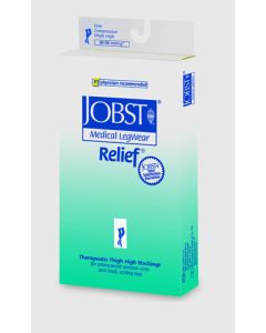 Jobst Relief 20-30 Thigh C/T Beige Medium  Silicone Band
